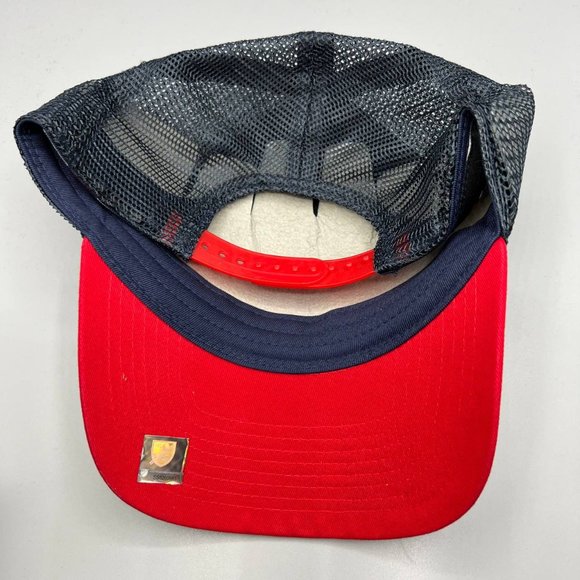 New York City FC Trucker Hat Men Navy White Fanatics MLS Snap Back Cap New - Picture 4 of 8